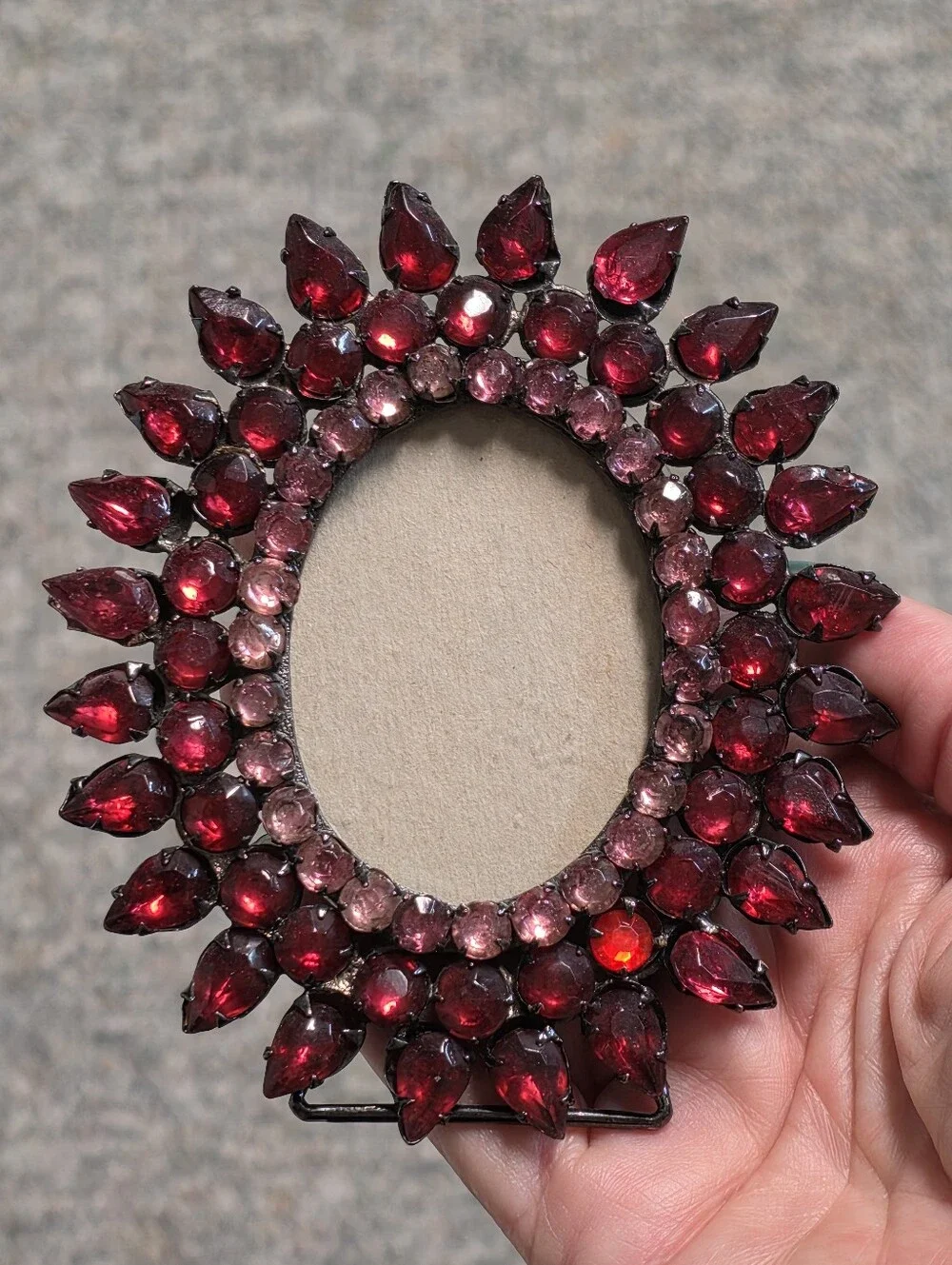 Papyrus Dual-Layer Jeweled Tabletop Frame